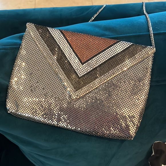 Whiting & Davis Bags Whiting Davis Mid 8s Metal Mesh Crossbody Bag